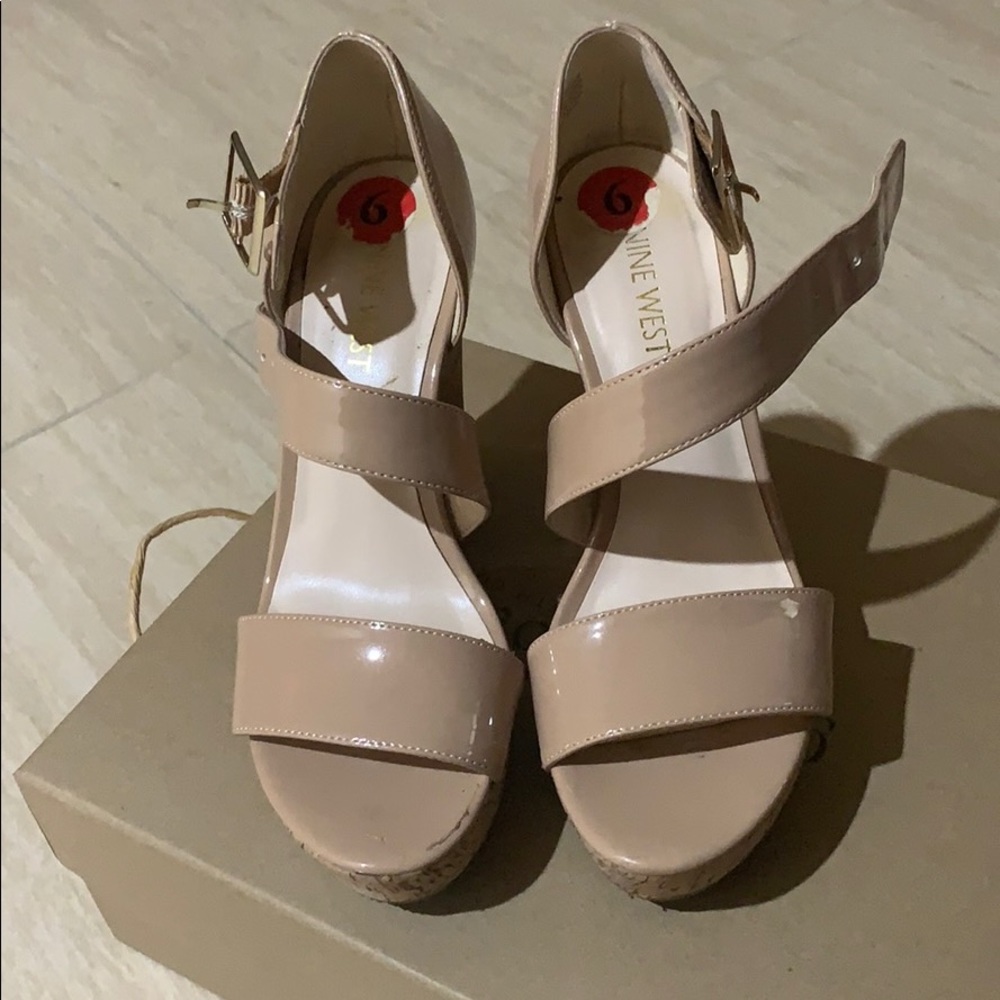 NINE WEST platform wedges Women’s Size 6